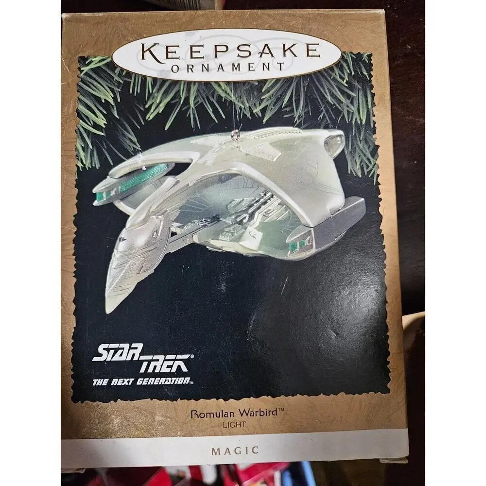 1995 Hallmark Keepsake Magic Ornament Star Trek Romulan Warbird